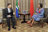 Minister Maite Nkoana-Mashabane Nkoana-Mashabane with her Chinese Counterpart, Minister Yang Jiechi, during their meeting held in Cape Town, South Africa, 18 February 2013.