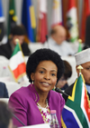 Minister Maite Nkoana-Mashabane at the Non-Aligned Movement (NAM) Ministerial Conference, Algiers, Algeria, 29 May 2014.