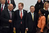 Group photograph - left to right: Egyptian Foreign Minister, Amany El-Khayat’s; Norwegian Foreign Minister, Borge Brende; United Nations Secretary General, Ban Ki Moon; and Minister Maite Nkoana-Mashabane, during the International Donors’ Conference on Palestine, entitled “Reconstructing Gaza”, Cairo, Egypt, 12 October 2014.