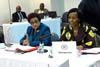 Minister Maite Nkoana-Mashabane chairs a SADC - MCO Ministerial Meeting, at the South African Permanent Mission to the United Nations (UN), New York, USA, 22 September 2014. Seated next to her is the SADC Executive Secretary, Ms Stergomena Lawrence Tax.