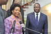 Minister Maite Nkoana-Mashabane meets with Foreign Minister Mankeur Ndiaye of Senegal, Republic of Senegal, 13 March 2013.