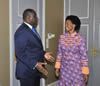 Minister Maite Nkoana-Mashabane pays a Courtesy Call on President Macky Sall of Senegal, Republic of Senegal, 13 March 2013.