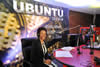 Minister Maite Nkoana-Mashabane launches Ubuntu Radio, with her is Deputy Director General of Public Diplomacy of the Department of International Relations and Cooperation (DIRCO), Mr Clayson Monyela, Pretoria, South Africa, 17 October 2013.