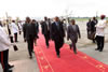 President Jacob Zuma arrives in Malabo, Equatorial Guinea for the 23rd African Union Assembly (AU Summit), 25-27 June 2014.
