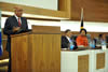 President Jacob Zuma addresses the Heads of Mission Conference held at the O R Tambo Building, Head Office of the Department of International Relations and Cooperation, Pretoria, South Africa, 11 April 2013.