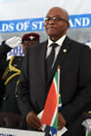 President Jacob Zuma during the 34th Ordinary Summit of Southern African Development Community (SADC) Heads of State and Government, Victoria Falls, Republic of Zimbabwe, 17-18 August 2014.