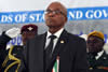 President Jacob Zuma during the 34th Ordinary Summit of Southern African Development Community (SADC) Heads of State and Government, Victoria Falls, Republic of Zimbabwe, 17-18 August 2014.