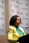 Minister Maite Nkoana-Mashabane welcomes all the delegates at the Twenty Seventh (27th) Ordinary Session of the Executive Council, Sandton, Johannesburg, South Africa, 11 June 2015.