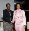 Minister Maite Nkoana-Mashabane meets with the Minister of Foreign Affairs and Cooperation of the Republic of Rwanda, Louise Mushikiwabo, on the sidelines of the African Union (AU) Executive Council Meeting, Sandton International Convention Centre, Johannesburg, South Africa, 12 June 2015.