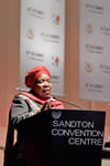The Chairperson of the AUC, Dr Nkosazana Dlamini Zuma, delivers opening remarks during the African Union (AU) Ministerial Retreat, Sandton Convention Centre, Johannesburg, South Africa, 7-15 June 2015.