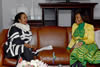 Minister Maite Nkoana-Mashabane has a bilateral meeting with the Foreign Minister of Kenya, Dr Amina C Mohamed, Sandton, Johannesburg, South Africa, 11 June 2015.