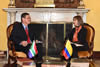 Deputy Minister Luwellyn Landers meets and signs a MOU in Political Cooperation with the Deputy Minister of Foreign Affairs of Colombia, Ms Patti Londono Jaramillo, Bogota, Colombia, 9 March 2015.