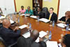 Deputy Minister Luwellyn Landers and South African Delegation meeting with the Minister of Foreign Affairs, Mr W Lackin, Paramaribo, Suriname, 2 July 2015.