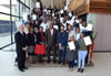 Group photograph of Deputy Minister Buti Manamela with the 41 students at the Graduation Ceremony for the Capacity Building and Training Programme in Mediation for South African Youth held at Department of International Relations and Cooperation Head Office, Pretoria, South Africa, 26 June 2015.