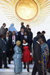 Minister Maite Nkoana-Mashabane at the African Union (AU) Executive Meeting family photo session post the opening of the 26th Ordinary Session of the Executive Council of the African Union (AU), Addis Ababa, Ethiopia, 26 - 27 January 2015.