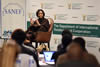 Minister Maite Nkoana-Mashabane interacts with delegates on South Africa's role as Chair of the African Union (AU) Peace and Security Council, Haytt Regency Hotel, Johannesburg, South Africa, 27 July 2015.