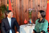 Minister Maite Nkoana-Mashabane meets with the State Councillor of the People’s Republic of China, Mr Yang Jiechi, Johannesburg, South Africa, 9 October 2015.