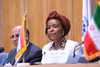 Minister Maite Nkoana-Mashabane accompanied by Deputy Minister of Trade and Industry, Mr Mzwandile Masina, attend the South Africa - Iran Business Forum on the sidelines of the South Africa - Iran Joint Commission, Tehran, Islamic Republic of Iran, 10 May 2015.