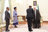 Minister Maite Nkoana-Mashabane pays a courtesy call on President Rohani of Iran, on the sidelines of the South Africa - Iran Joint Commission, Tehran, Islamic Republic of Iran, 11 May 2015.
