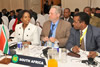 Minister Maite Nkoana-Mashabane and Minister Rob Davies participate in the Southern African Development Community (SADC) Council of Ministers Meeting. The Meeting precedes the SADC Extra-Ordinary Summit of Heads of State and Government on Industrialisation in the Region, Harare, Zimbabwe, 27 April 2015.
