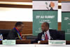 The Director General of the Department of International Relations and Cooperation, Ambassador Jerry Matjila and the Deputy Chairperson of the African Union Commission, Mr Erastus Mwencha, at the Thirtieth (30th) Ordinary Session of the Permanent Representatives Committee (PRC), Pretoria, South Africa, 7 June 2015.