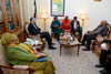 Deputy Minister Nomaindiya with Deputy Minister Molekane, Deputy Minister Majola, Ambassador WMP Whitehead and Deputy Minister Jonas meets with her Iranian counterpart, Deputy Minister of Arab and African Affairs, Mr Amir Abdollahian, in his office before the closing meeting, Tehran, Islamic Republic of Iran, 29-30 August 2015.