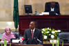 President of Kenya, Mr Uhuru Muigai Kenyatta, was the Guest of Honor during the Opening Session of the Sixth Ordinary Session of the Pan African Parliament (PAP), Gallagher Estate, Midrand, South Africa, 18 May 2015.