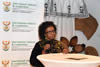 Deputy Minister Nomaindiya Mfeketo addresses the University of Cape Town (UCT) Black Alumini during a Public Participation Programme event, Langa, Cape Town, South Africa, 12 August 2015.