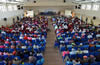 Deputy Minister Nomaindiya Mfeketo during an Imbizo at the Lavender Hil Secondary School, Rondevlei, Lavender Hill, Cape Town, South Africa, 8 October 2015.