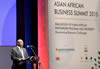 Deputy President Cyril Ramaphosa addresses the Asian African Business Summit, Jakarta, Indonesia, 21 April 2015.