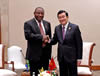 Deputy President Cyril Ramophosa during a Bilateral Meeting with Prime Minister Nguyễn Tấn Dũng of Vietnam on the sidelines of the Asian African Conference Commemoration, Jakarta, Indonesia, 22 April 2015.