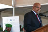 President Jacob Zuma at the African Union Closing Ceremony of the AMANI AFRICA II Field Training Exercise, SA Army Combat Training Centre, Lohatla, Northern Cape Province, South Africa, 8 November 2015.