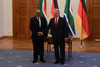 President Zuma pays a Courtesy Call on President Joachim Gauck of the Federal Republic of Germany at Schloss Bellevue during his State Visit to Berlin, Germany, 10 November 2015.