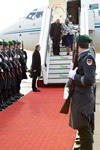 President Jacob Zuma and Mrs Zuma arrive in Berlin ahead of the Official Visit at the invitation of Her Excellency, Dr Angela Merkel, Chancellor of the Federal Republic of Germany, 9 November 2015.