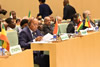 President Jacob Zuma studies his notes before the commencement of the NEPAD HSGOC Meeting, Addis Ababa, Ethiopia, 29 January 2015.