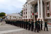 The National Guard of Honour walks off the parade after President Jacob Zuma went into Parliament, Cape Town, South Africa, 12 February 2015.