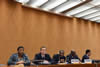 Deputy Minister Luwellyn Landers addresses a side event convened by the African Group, Geneva, Switzerland, 3 March 2016.
