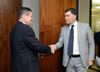 Meeting between Deputy Minister Luwellyn Landers and the Head of Regional Delegation, Pretoria - International Committee of the Red Cross, Mr Vincent Cassard, ahead of the Sixteenth Annual Regional Seminar on International Humanitarian Law to be held at the OR Tambo Building, Pretoria, South Africa, 22 August 2016.