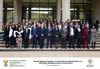 Group photograph of the participants of the Sixteenth Annual Regional Seminar on International Humanitarian Law, OR Tambo Building, Pretoria, South Africa, 23 August 2016.