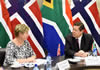 Deputy Minister Luwellyn Landers meets with the Deputy Minister of Norway, Ms Tone Skogen, Pretoria, South Africa, 31 October 2016.