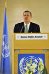 Deputy Minister Luwellyn Landers delivers South Africa’s Statement at the High-Level Segment of the 31st Session of the United Nations Human Rights Council, Geneva, Switzerland, 1 March 2016.