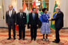 Group photograph: (left to right) The Foreign Minister of the Russian Federation, Mr Sergey Lavrov, the Foreign Minister of India, Mr MJ Akbar, the Foreign Minister of China, Mr Wang Yi, the Minister International Relations and Cooperation of South Africa, Ms Maite Nkoana-Mashabane, and the Foreign Minister of Brazil, Mr Jose Serra, at the Tenth BRICS Ministers of Foreign Affairs Meeting, New York, USA, September 20, 2016.