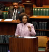 Minister Maite Nkoana-Mashabane delivers her Budget Vote speech, Old Assembly Hall, Parliament, Cape Town, South Africa, 3 May 2016.