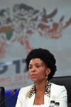 Minister Maite Nkoana-Mashabane chairs the CITES COP17, Sandton Convention Centre, Johannesburg, South Africa, 24 September 2016.