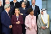 Minister Maite Nkoana-Mashabane (second from left) speaks to the Secretaty of State of the USA, Mr John Kerry, and the Representative of the European Union for Foreign Affairs and Security Policy and Vice-President of the European Commission in the Juncker Commission, Ms Federica Mogherini High, and on the far right is the Foreign Minister of Saudi Arabia, Mr Adel bin Ahmed Al-Jubeir.