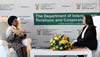 Minister Nkoana Nkoana-Mashabane on the SABC Morning Live show with Leanne Manas during the Department of International Relations and Cooperation Heads of Mission (HoM) Conference, Pretoria, South Africa, 20 October 2016.