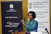 Minister Maite Nkoana-Mashabane delivers a public lecture at the North-West University under the theme: “Reflections on the Value of Patriotism in Diplomacy”, Potchefstroom, South Africa, 22 July 2016.