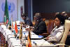 Minister Maite Nkoana-Mashabane and the Minister of State Security, Mr David Mahlobo, at the Seventh High Level Meeting of the Regional Oversight Mechanism (ROM) of the Peace, Security and Cooperation Framework for the Democratic Republic of the Congo (DRC) and the Region, Luanda, Angola, 26 October 2016.