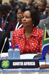 Minister Maite Nkoana-Mashabane leads the South African delegation at the SADC Council of Ministers Meeting, Mbabane, Kingdom of Swaziland, 26 August 2016.