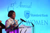 Minister Maite Nkoana-Mashabane delivers the Keynote Address at the Thirteenth Annual Top Woman Awards Ceremony, Emperors Palace, Kempton Park, South Africa, 18 August 2016.
